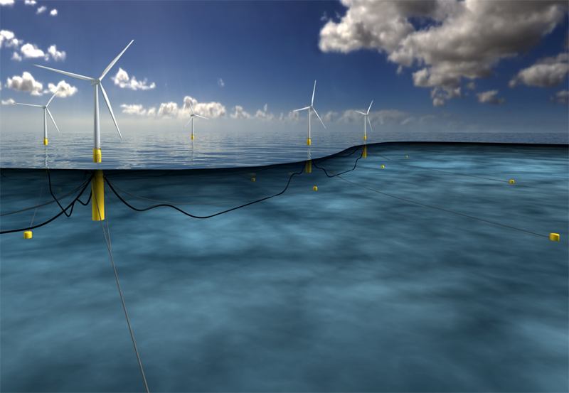 Escócia terá a primeira usina eólica offshore flutuante do mundo