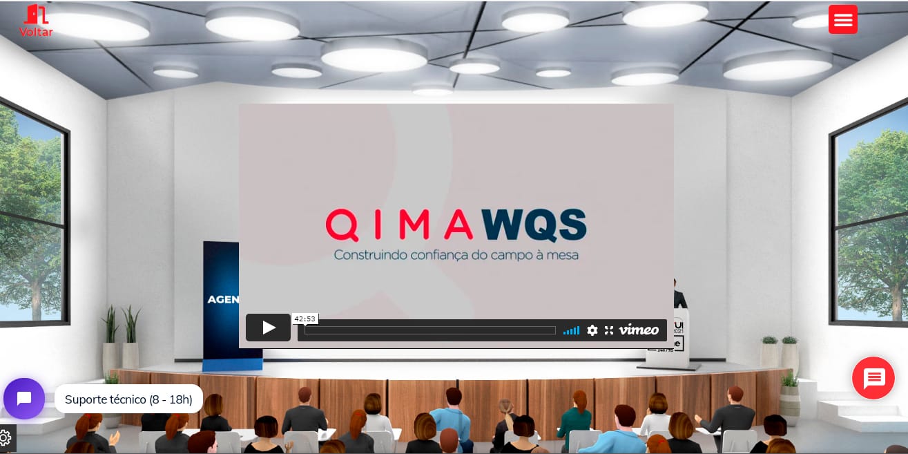 QIMA/WQS debate certificação e sustentabilidade dentro das cadeias produtivas de aves e suínos no Auditório de Inovações