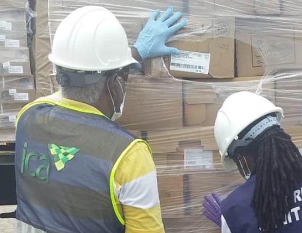 Para manter o status sanitário em San Andrés, ICA inspeciona materiais vegetais e animais que entram no arquipélago