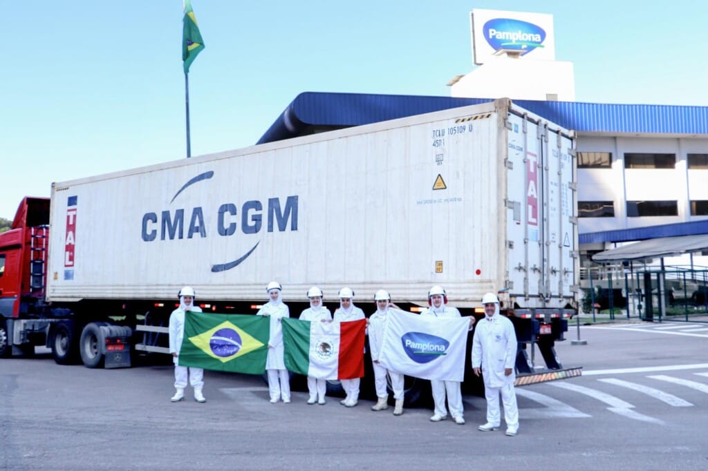 Pamplona Alimentos recebe autorização para exportar para o México e envia primeiro lote de carne suína