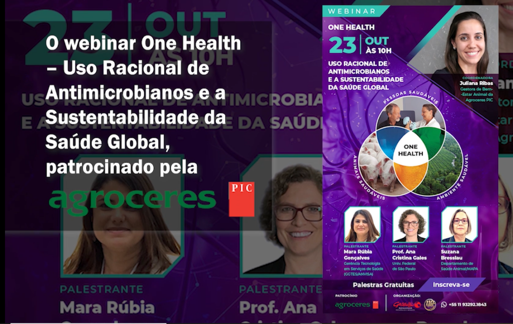 WEBINAR One Health – Uso Racional de Antimicrobianos e a Sustentabilidade da Saúde Global