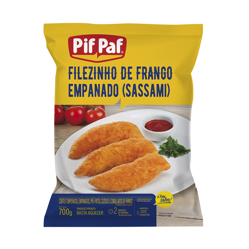 Pif Paf apresenta lançamento do filézinho de frango empanado