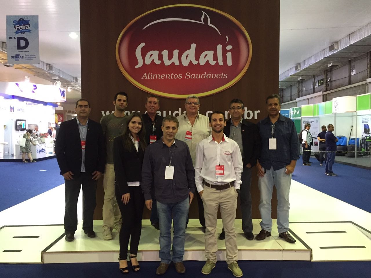Saudali é premiada com troféu Estande de Ouro
