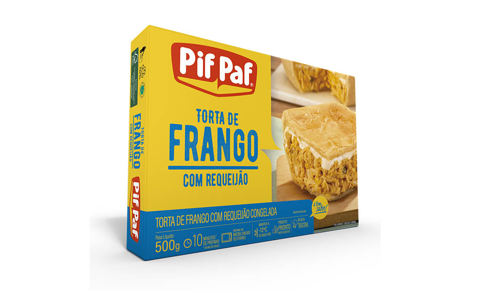 Pif Paf lança torta de frango com requeijão