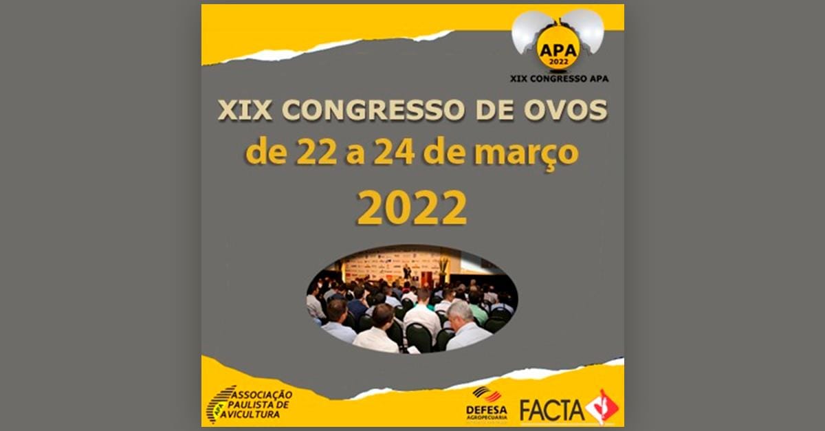 XIX Congresso de Produção e Comercialização de Ovos XIX Congresso de Produção e Comercialização de Ovos