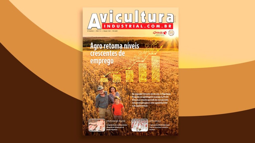 Agro retoma níveis crescentes de emprego – Está disponível a edição 1320 da Avicultura Industrial