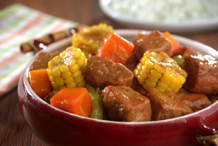 Cozido de lombo e milho