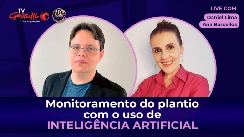 Live sobre Inteligência Artificial no monitoramento do plantio