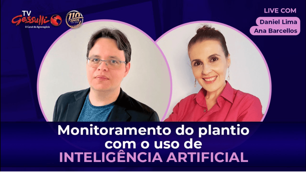 Live sobre Inteligência Artificial no monitoramento do plantio