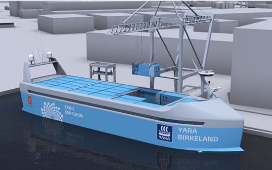 Primeiro navio 100% elétrico deve ser lançado em 2018