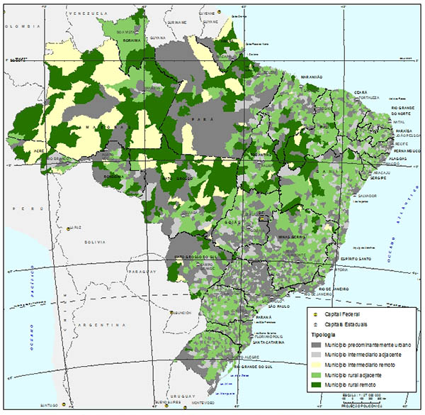 IBGE propõe debate de nova classificação para os espaços rurais e urbanos