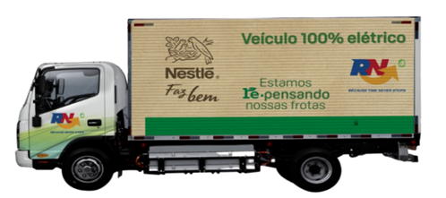 Nestlé investe em frota sustentável de veículos