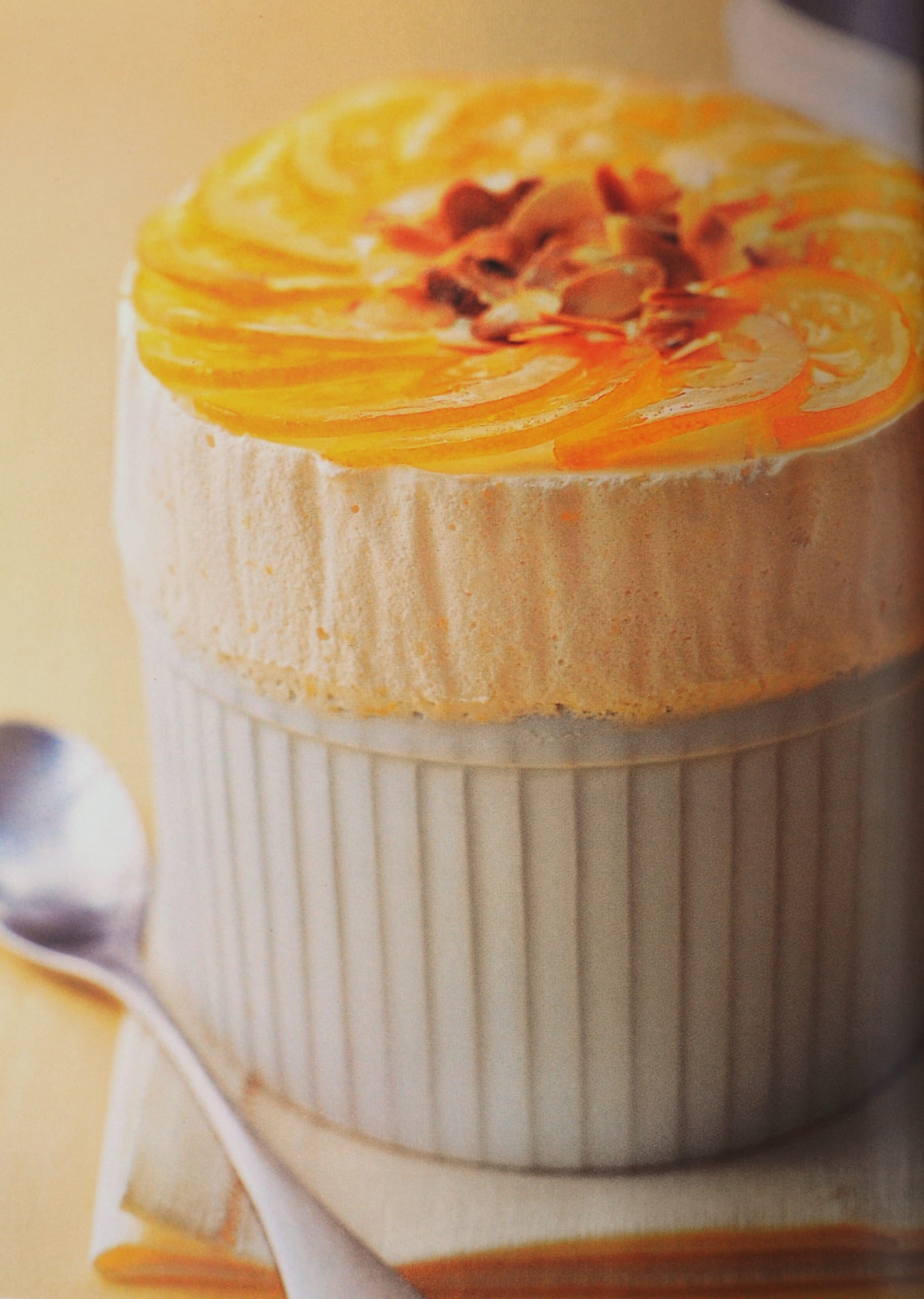 Suflê gelado de limão