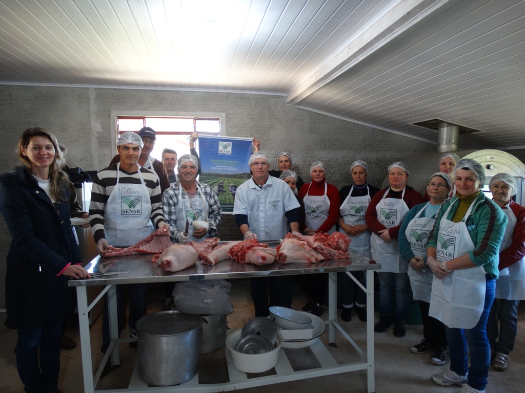 Processamento da carne suína é tema de capacitação do Senar