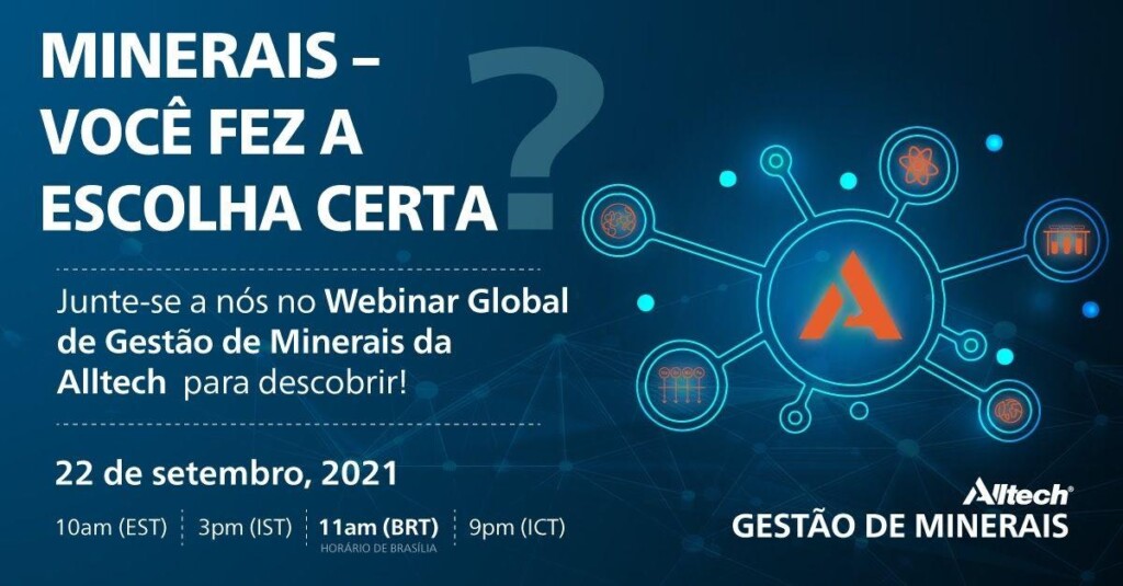 Webinar gratuito sobre minerais traz dicas para dieta animal eficiente