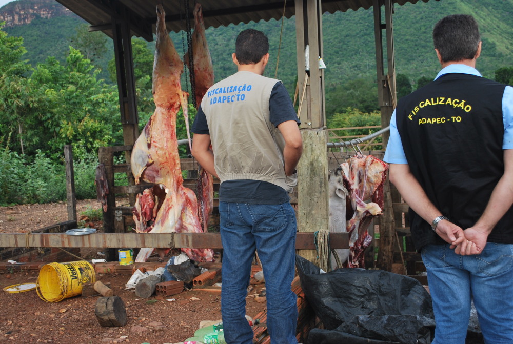 Fiscalização apreende 530 Kg de carne clandestina no Tocantins