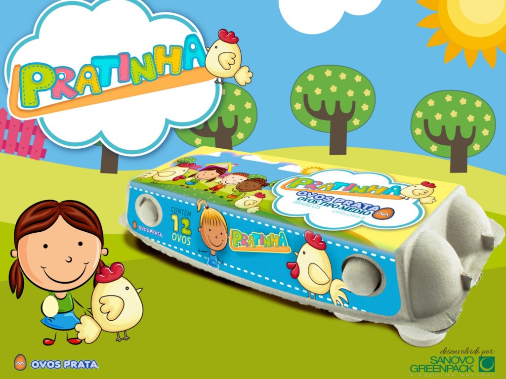 Ovos Prata e Sanovo lançam produto com embalagem para crianças