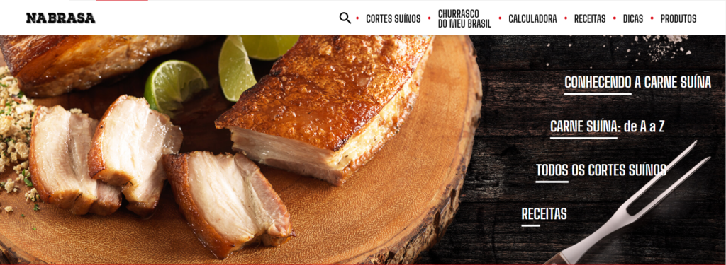 Perdigão aposta em conteúdo dedicado a cortes suínos para churrasco