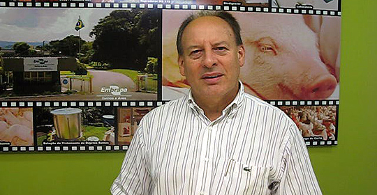 Dirceu Talamini, chefe-geral da Embrapa Suínos e Aves