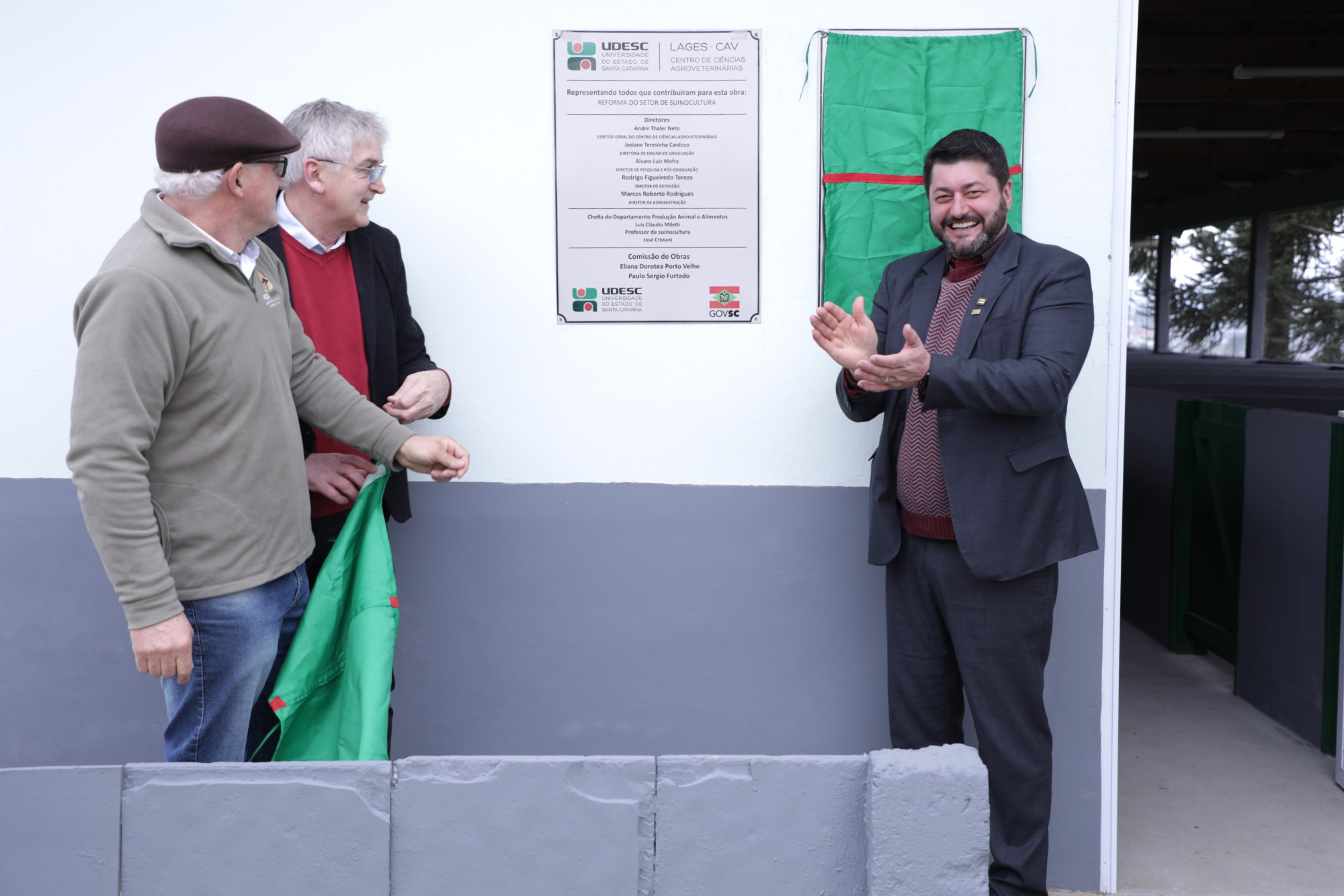 Udesc Lages inaugura obras nos setores de nutrição animal, suinocultura e sanidade animal Udesc Lages inaugura obras nos setores de nutrição animal, suinocultura e sanidade animal