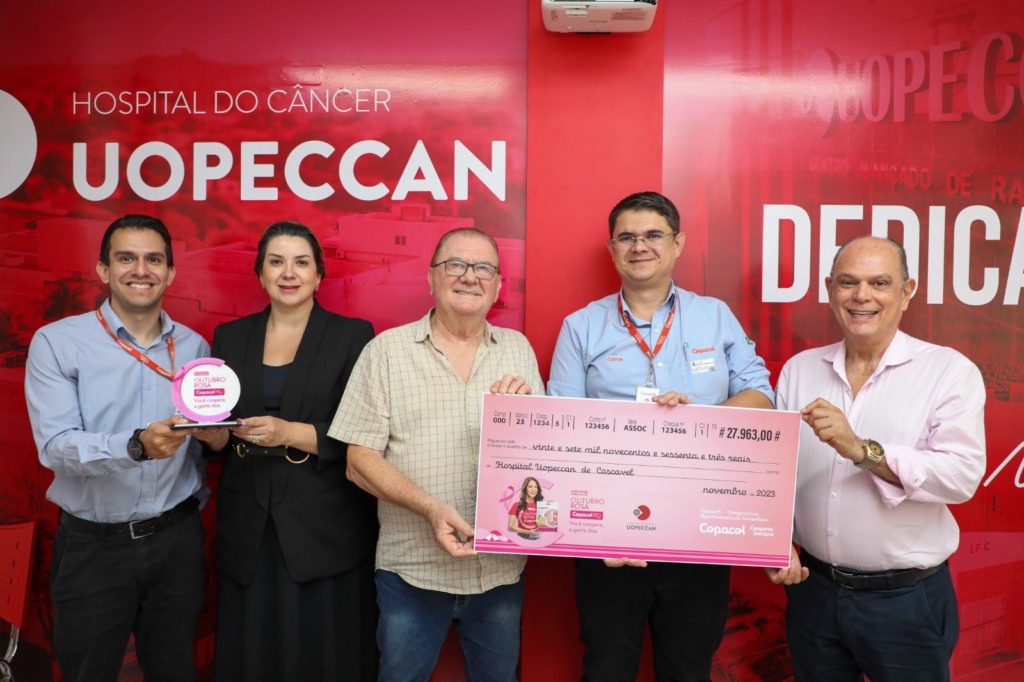 Copacol alcança a marca de R$ 1 milhão em doações para a cura do câncer