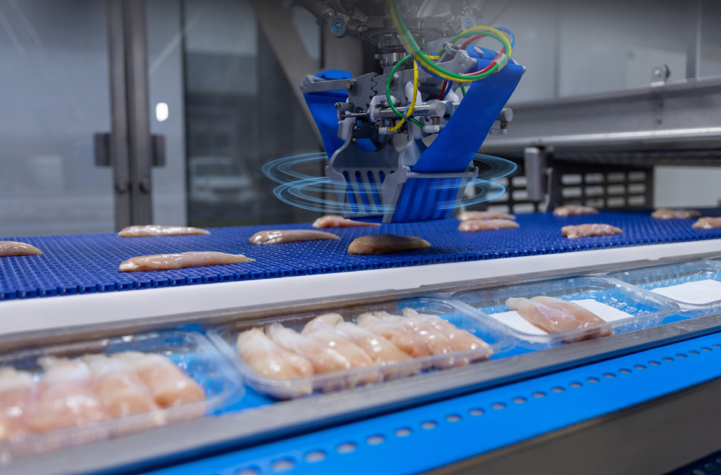 Marel introduz tecnologia revolucionária para empacotamento de tiras de frango na indústria avícola