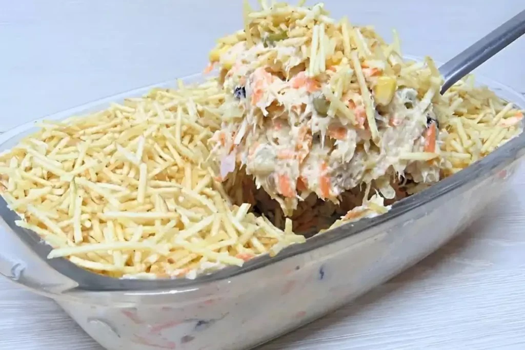 Salpicão de frango para celebrarmos a virada do ano!