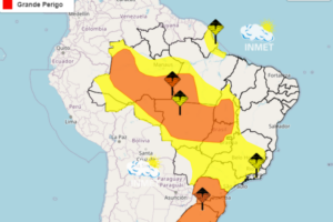 Clima e Agropecuária: onda de calor persiste no Brasil enquanto ciclone intensifica chuvas no Sul