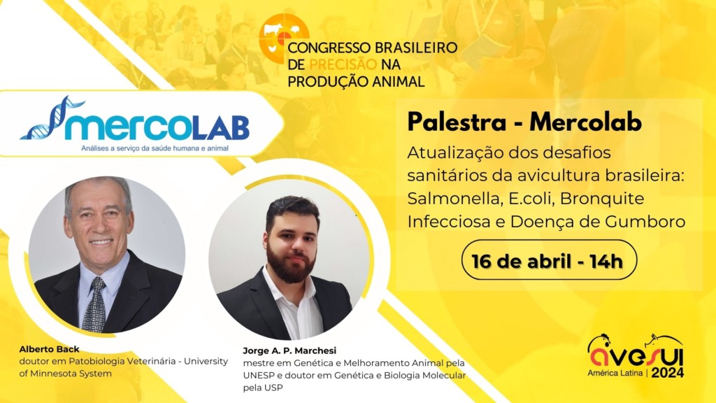 Mercolab apresentará atualização dos desafios sanitários da avicultura brasileira na AveSui