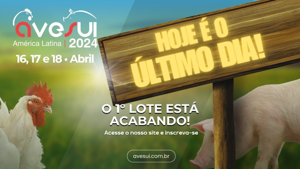 Garanta seu desconto: encerra HOJE o primeiro lote de inscrições para a AveSui 2024