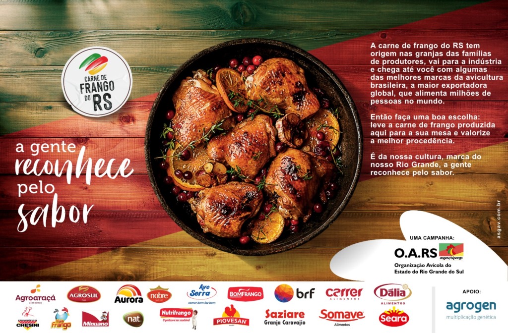 Campanha de valorização da carne de frango produzida no RS