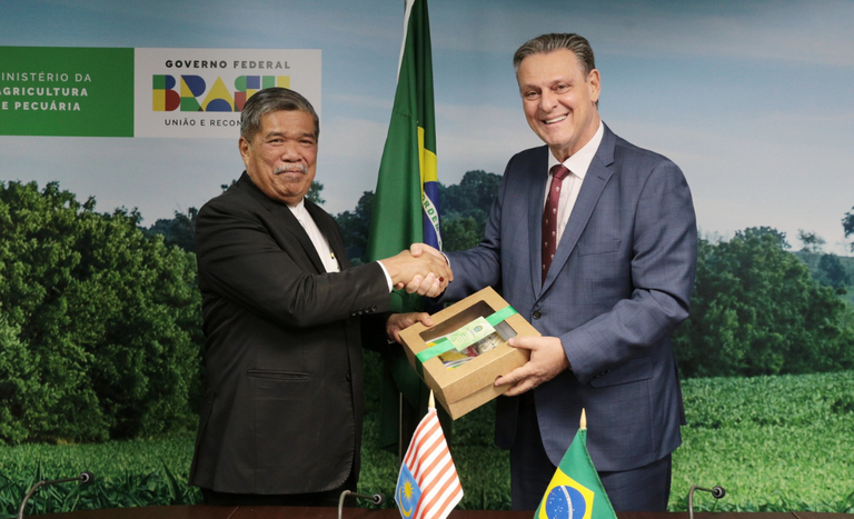 Brasil e Malásia avançam em cooperação comercial no agronegócio