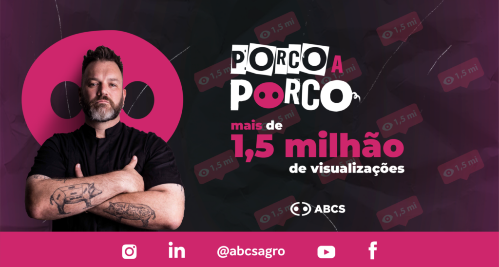 ABCS concluiu a websérie “Porco a Porco” com mais de 1,5 milhão de visualizações