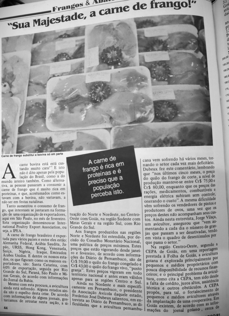 #TBTAgrimidia: 1981 Impulsionando o Consumo de Frango no Brasil com destaque