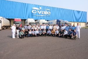 Diretores do Sicredi visitam complexo agroindustrial da C.Vale em Palotina (PR)