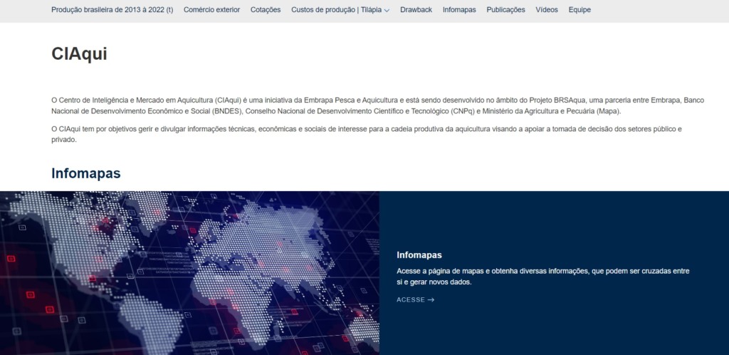 Embrapa: Centro de inteligência e mercado em aquicultura chega aos cinco anos