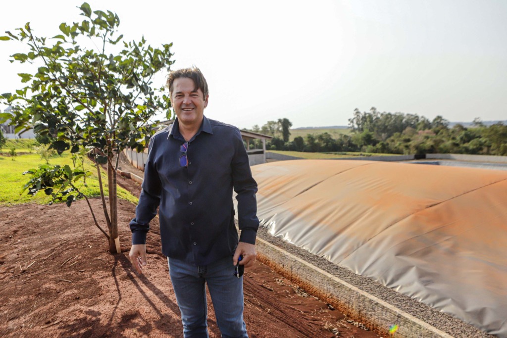 Com apoio do Estado, suinocultor instala biodigestor para produzir sustentavelmente