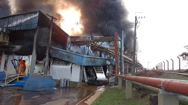 Alerta na avicultura: Incêndio destrói fábrica da Frangos Pioneiro e causa evacuação em Joaquim Távora (PR)