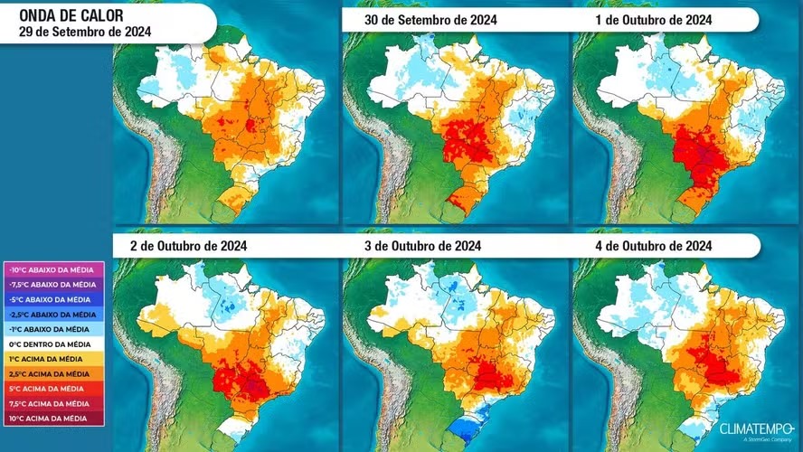 Outubro: chuva e calor marcam o mês na agricultura brasileira