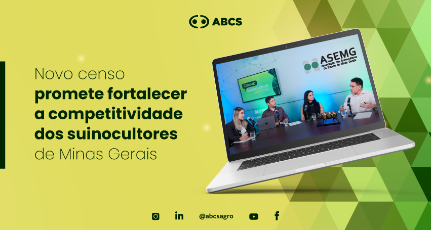 ASEMG e UFMG lançam Censo da Suinocultura Mineira para fortalecer o setor produtivo