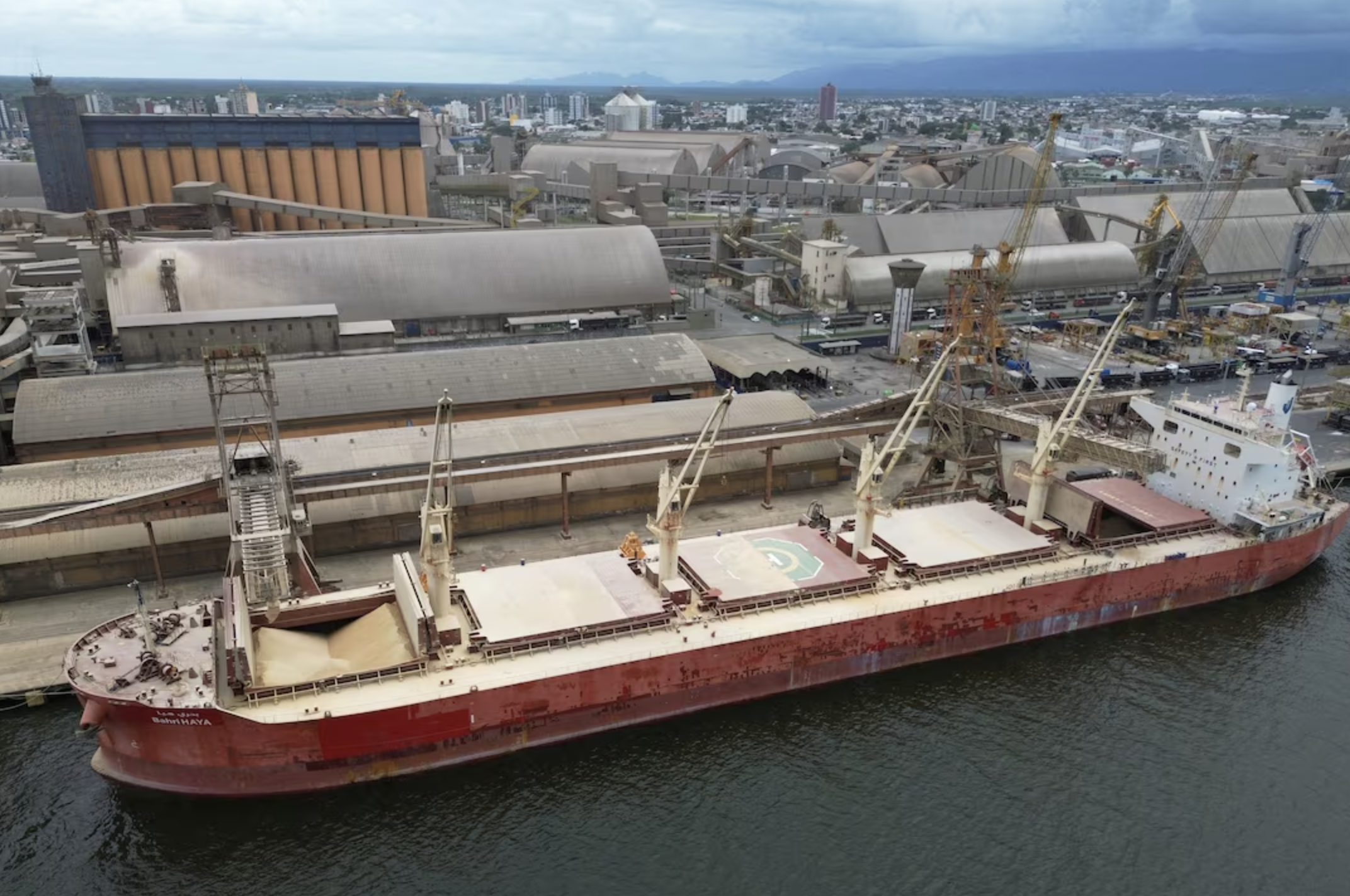 Farelo de soja da Louis Dreyfus Company rejeitado no porto de Paranaguá por impurezas Farelo de soja da Louis Dreyfus Company rejeitado no porto de Paranaguá por impurezas