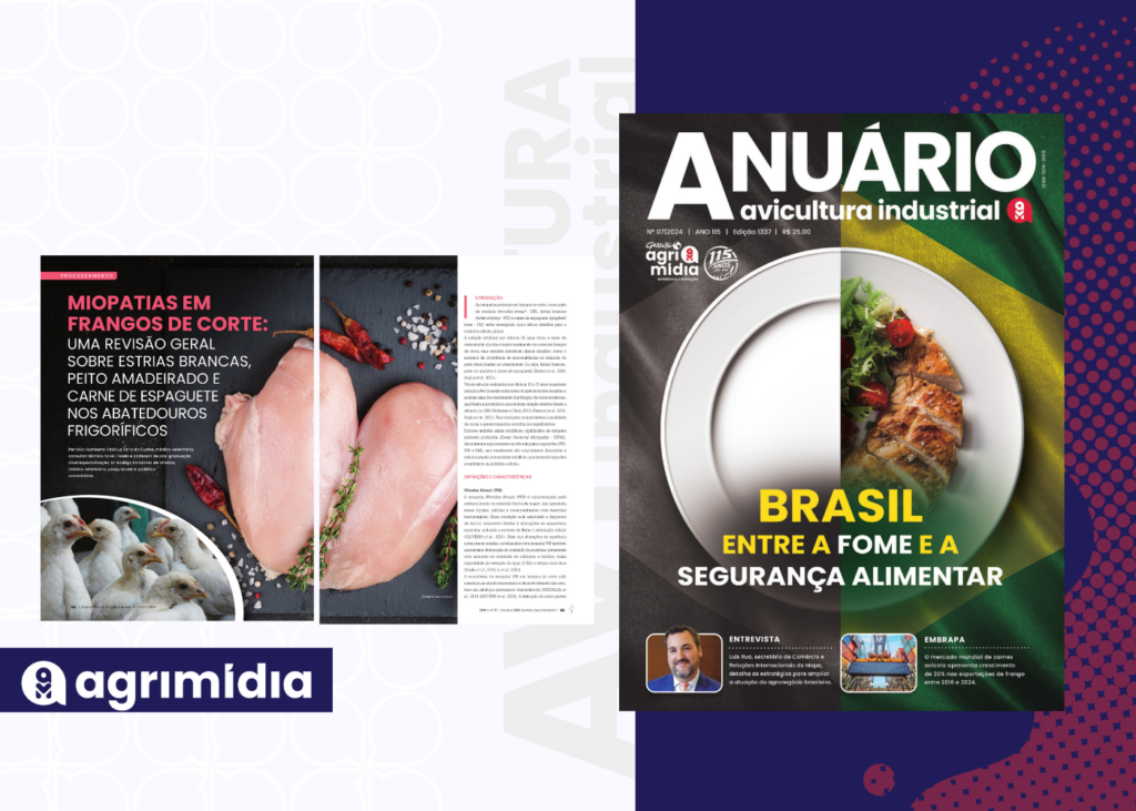 Miopatias em Frangos de Corte: uma revisão geral sobre estrias brancas, peito madeira e peito espaguete nos abatedouros frigoríficos