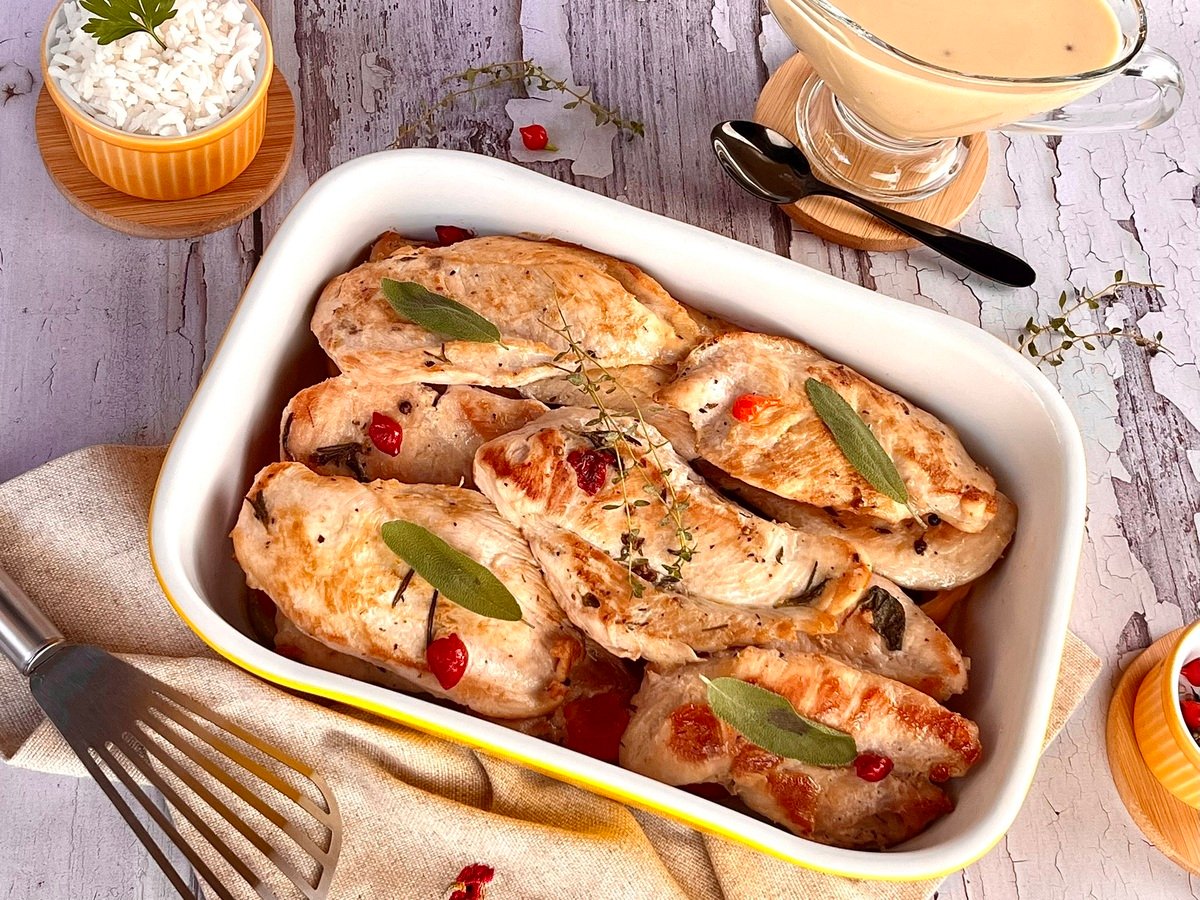 Para esse fim de semana: Escalope de frango; Confira Para esse fim de semana: Escalope de frango; Confira