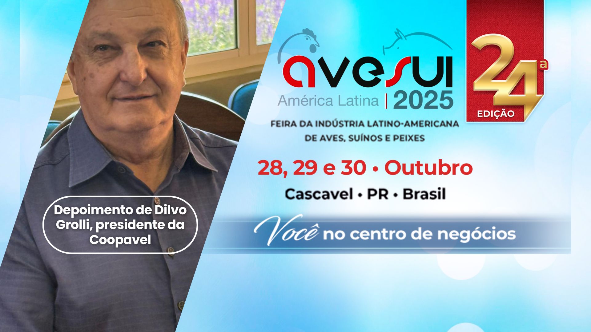 AveSui 2025 por Dilvo Grolli: um evento imperdível para a indústria de aves, suínos e peixes AveSui 2025 por Dilvo Grolli: um evento imperdível para a indústria de aves, suínos e peixes