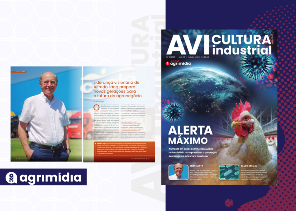 Revista Avicultura Industrial: Liderança visionária de Alfredo Lang prepara novas gerações para o futuro do agronegócio