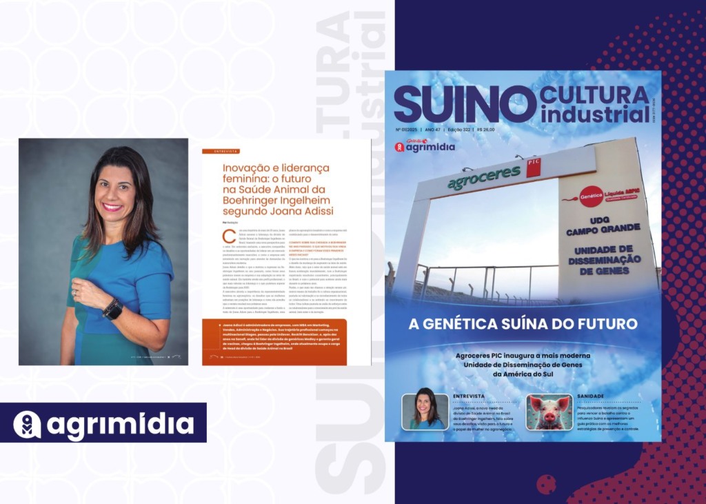 Revista Suinocultura Industrial: Inovação e liderança feminina – o futuro na Saúde Animal da Boehringer Ingelheim segundo Joana Adissi