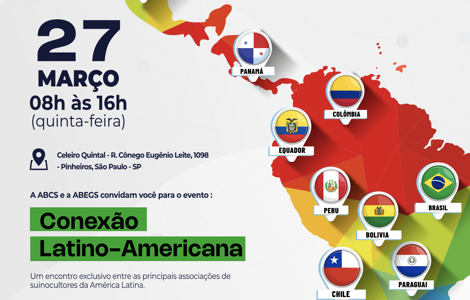 ABCS promove integração e negócios entre 10 países da América-Latina ABCS promove integração e negócios entre 10 países da América-Latina