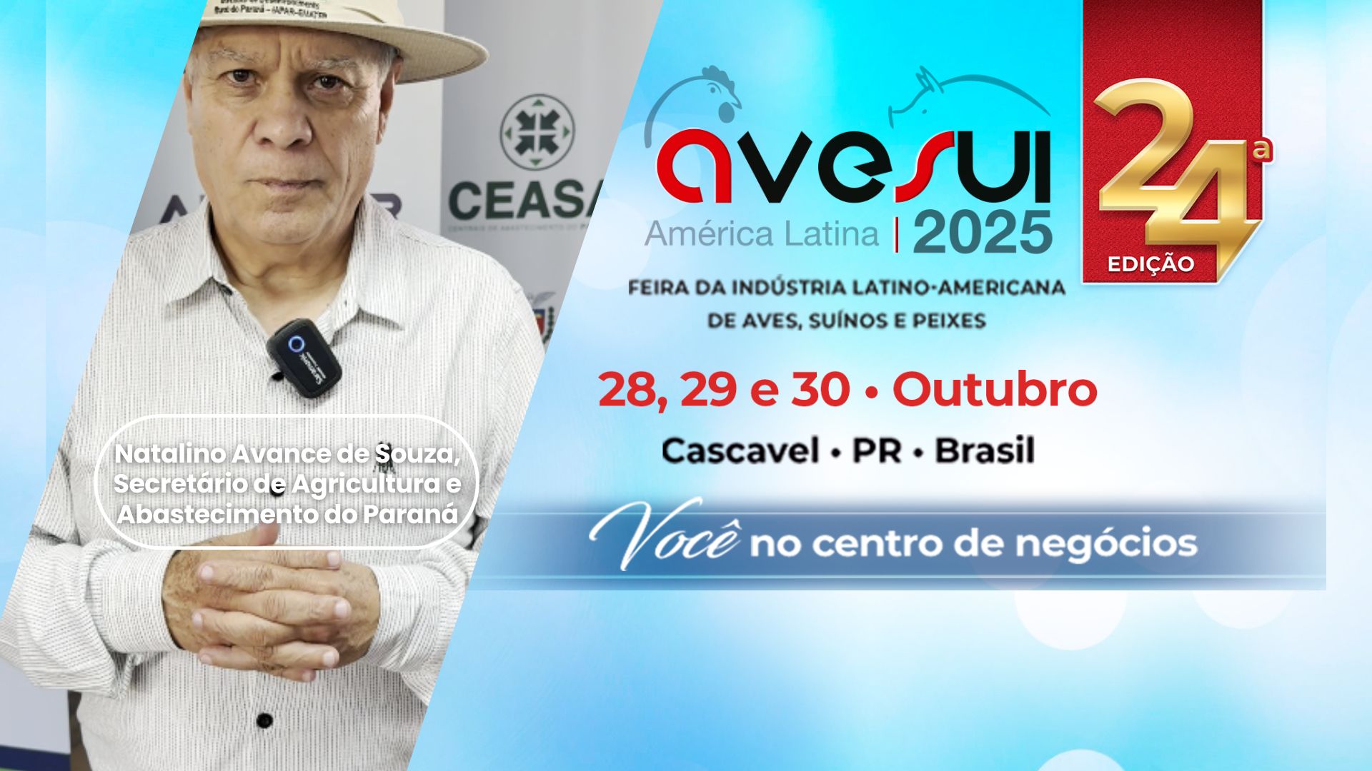AveSui 2025 por Natalino Avance de Souza: um encontro crucial para o agro paranaense AveSui 2025 por Natalino Avance de Souza: um encontro crucial para o agro paranaense
