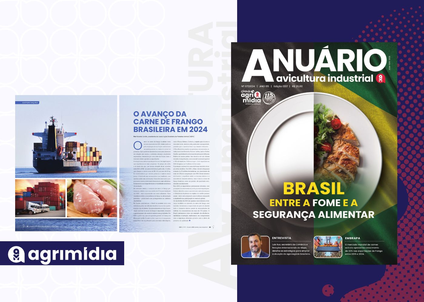 Revista Avicultura Industrial: O avanço da carne de frango brasileira em 2024