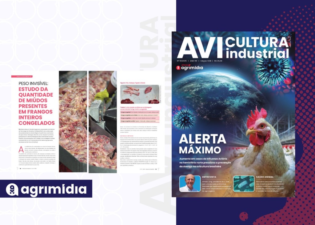 Revista Avicultura Industrial: Peso invisível – estudo da quantidade de miúdos presentes em frangos inteiros congelados